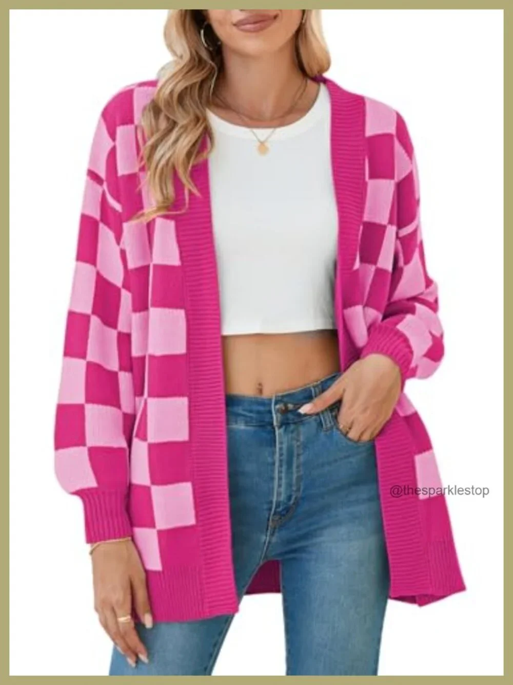Oversized Ribbed Knit Cardigan with Batwing Sleeves, Open Front, Pockets, Long